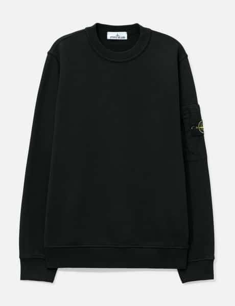 Cotton Fleece Crewneck Sweatshirt With Seasonal Pocket view 7