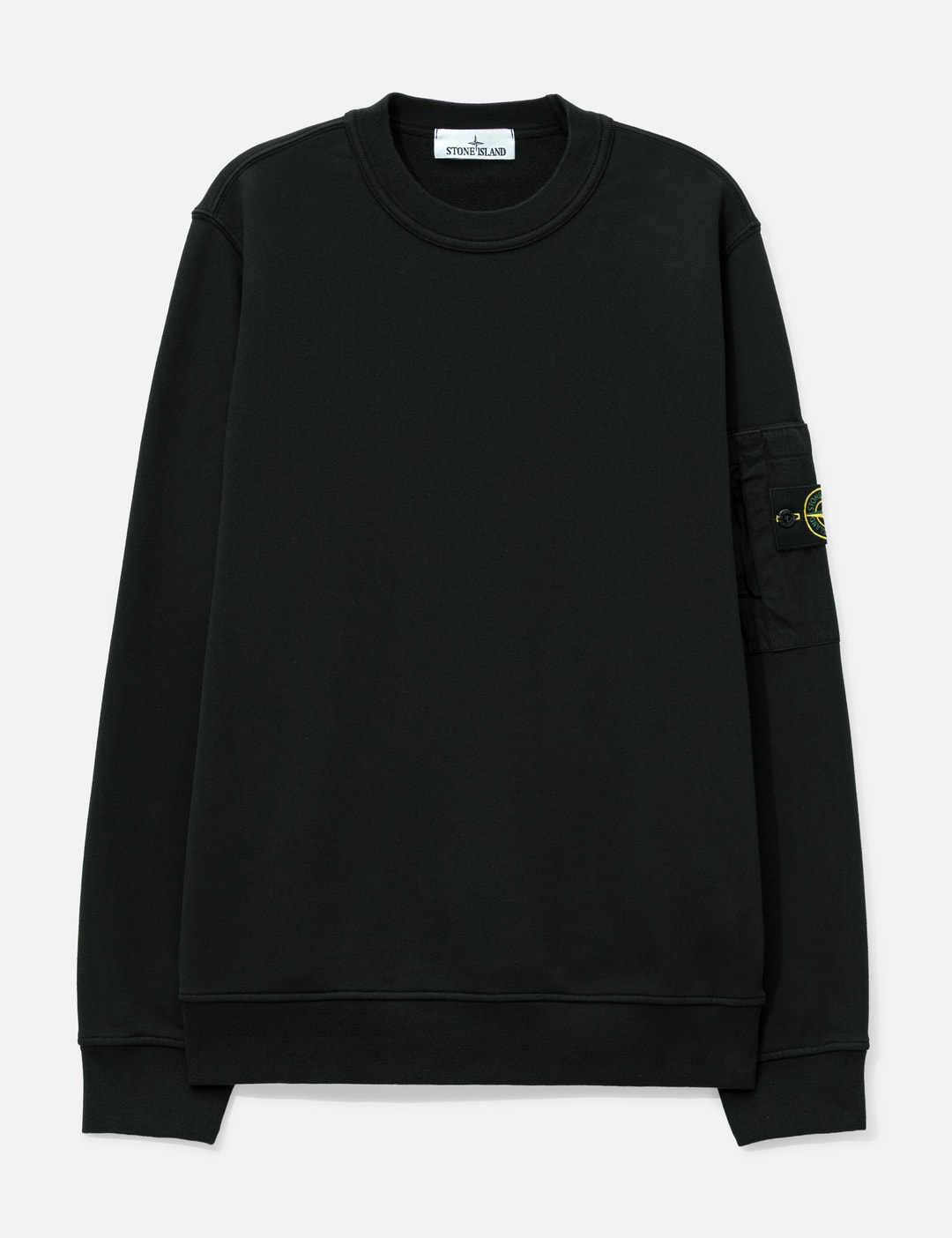Cotton Fleece Crewneck Sweatshirt With Seasonal Pocket view 8