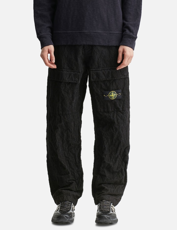 Wrinkled Corduroy 500-TC Cargo Trousers Placeholder Image