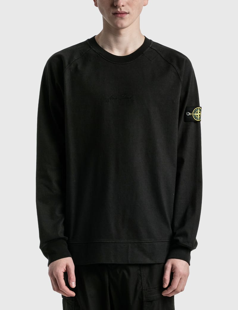 Stone Island 40周年記念限定スウェット 黒 Stone Island 40周年記念限定スウェット 黒