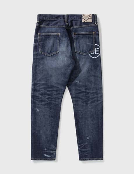 uniform experiment - DAMAGED DENIM PANTS | HBX - Globally Curated 