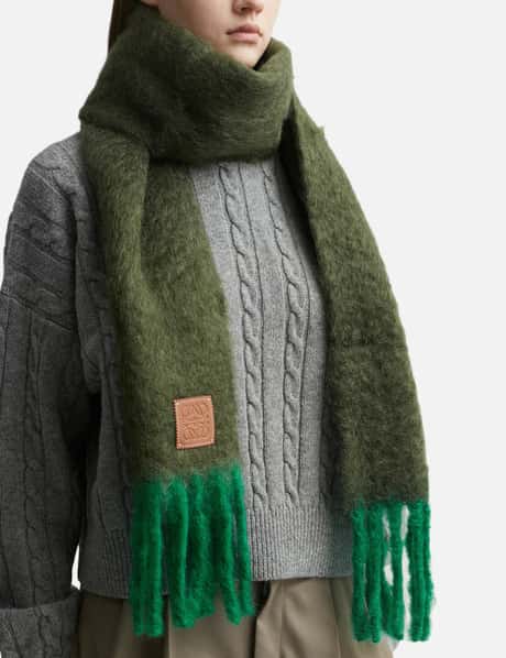 Loewe Scarf In Mohair and Wool HBX