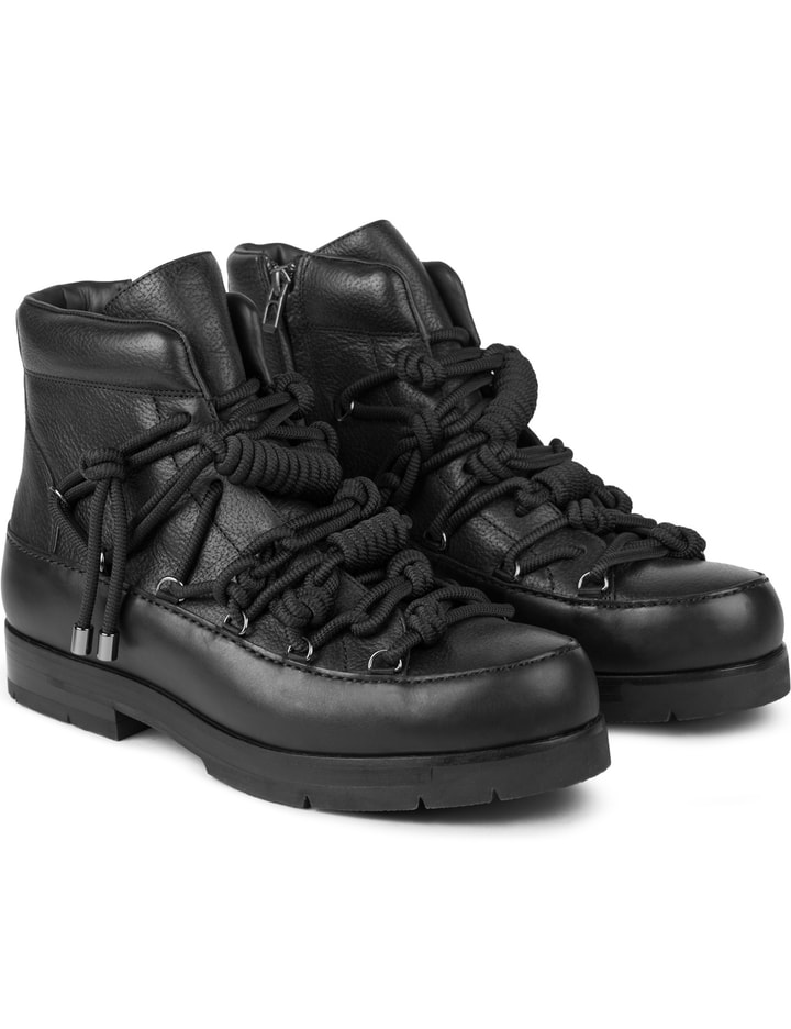 Black Summit Knotted Zip Boots Placeholder Image