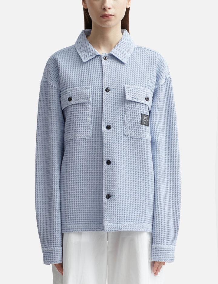 Waffle Button Front Shirt Placeholder Image