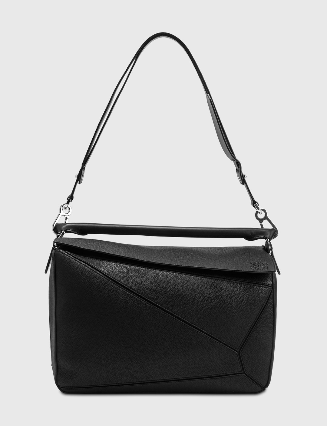 LOEWE LARGE PUZZLE BAG IN BLACK