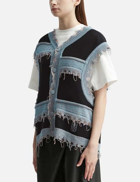 Ader Error - カラーブロック ニットベスト | HBX