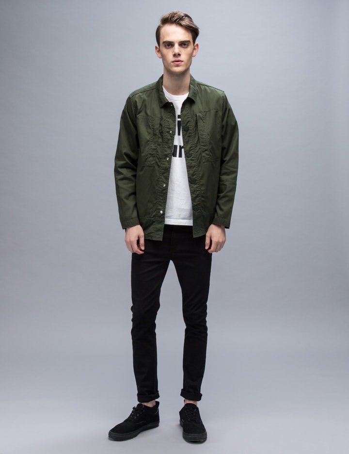 Cotton Military Shirt Jacket Placeholder Image