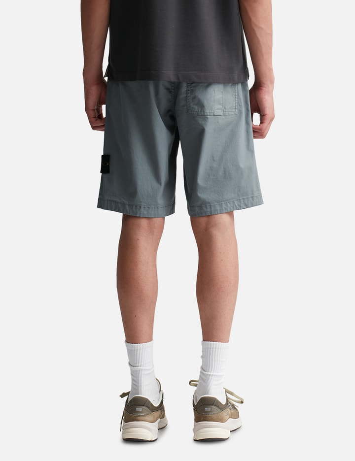 Supima® Cotton Twill Stretch-TC Cargo Bermuda Shorts Placeholder Image