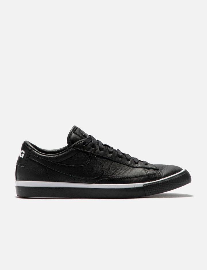 Nike X Cdg Blazer Low Sneakers In Black