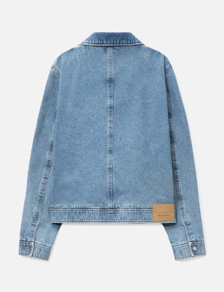Contrasted Ami De Coeur Zipped Jacket view 8