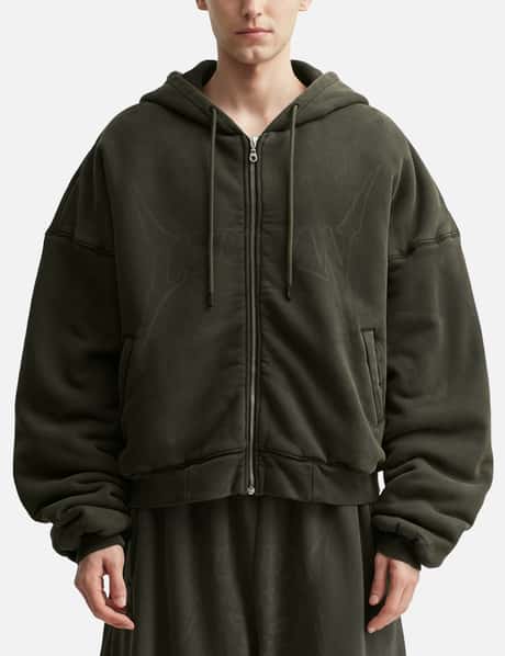 Washed Out Zip Up Hoodie view 11