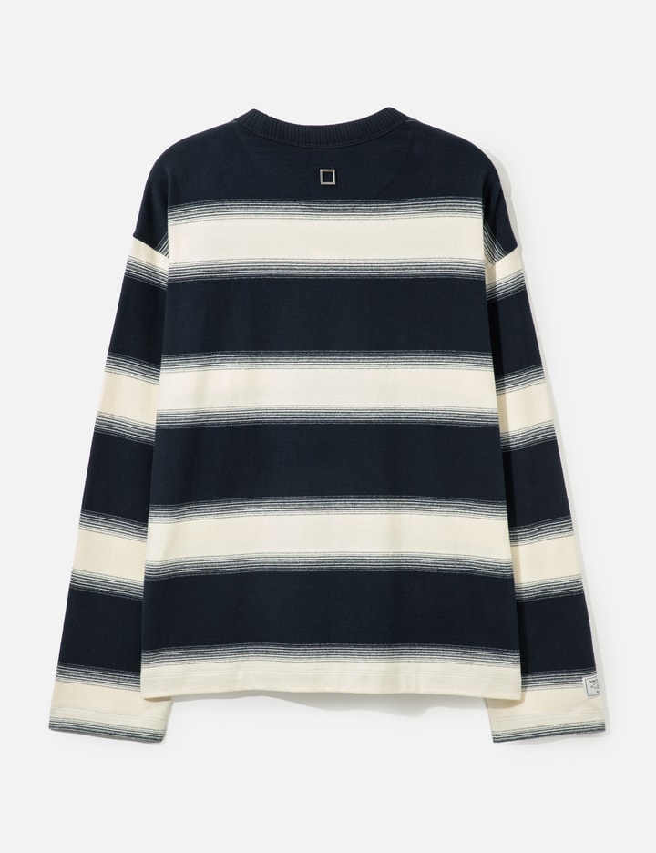 Wooyoungmi Ivory Striped Long-Sleeve T-Shirt