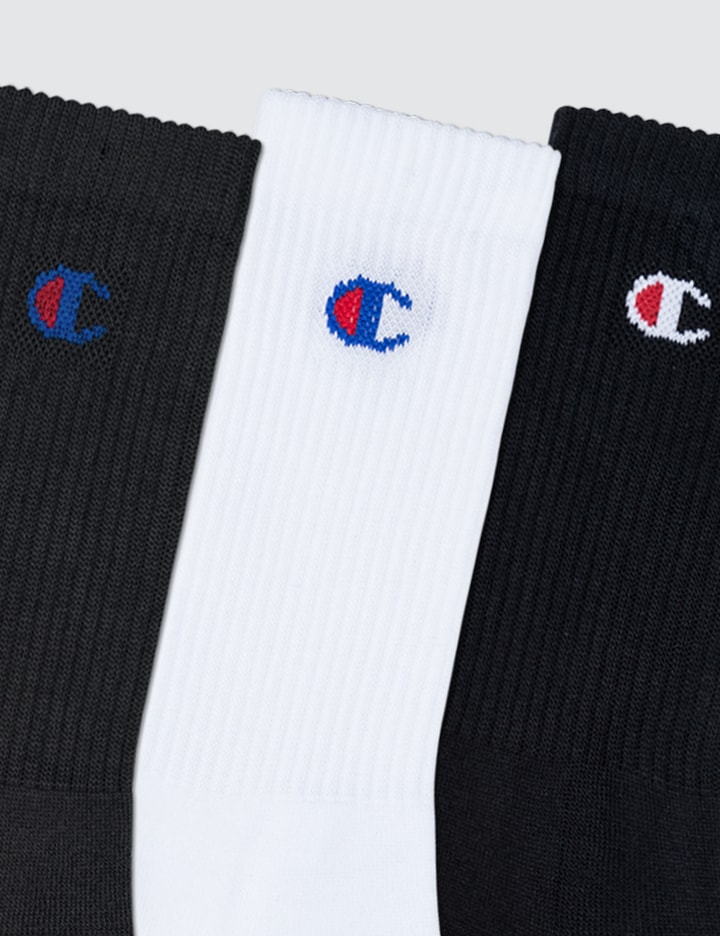 Small Logo Crew Socks (Pack of 3) Placeholder Image
