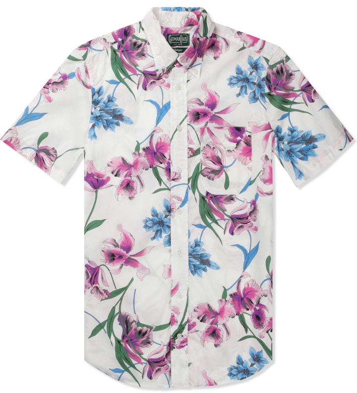 Multicolor Print Bamboo Orchid S/S Shirt Placeholder Image