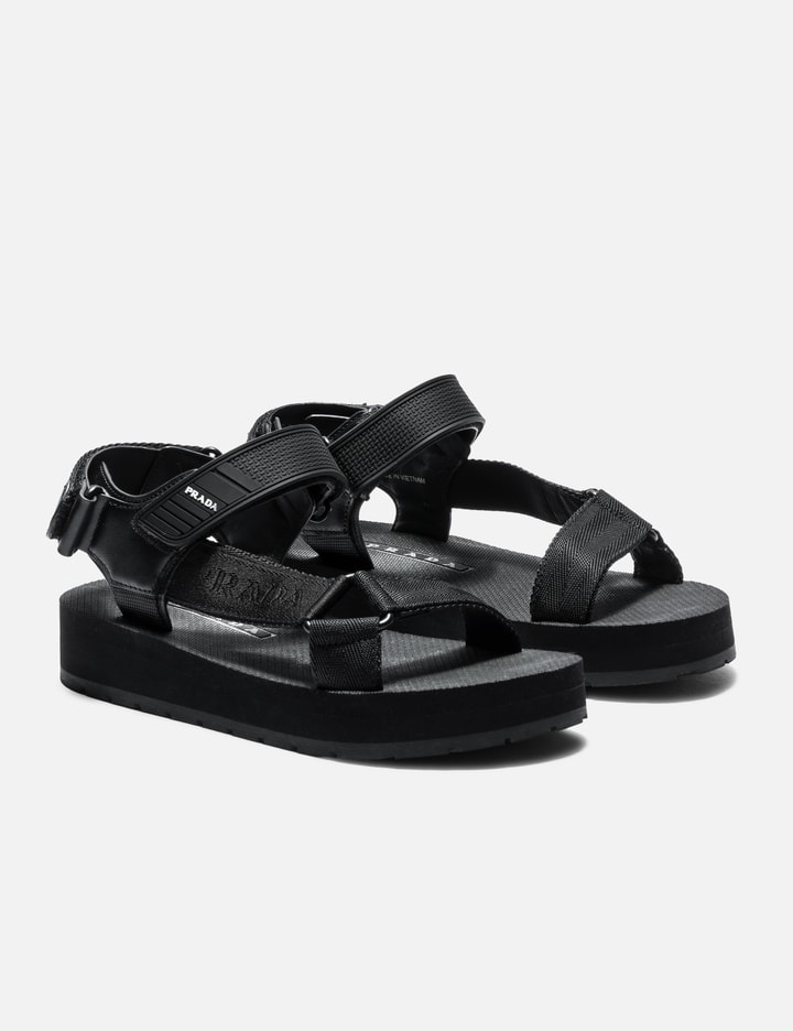Logo Strap Platform Sandals Placeholder Image