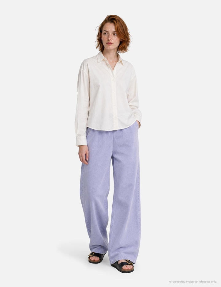 Moondal Hudson Banding Denim In Lilac