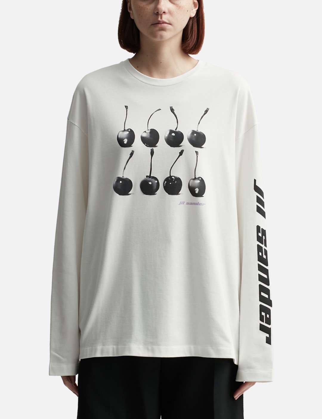 Jil Sander Long Sleeve Cherry T-shirt