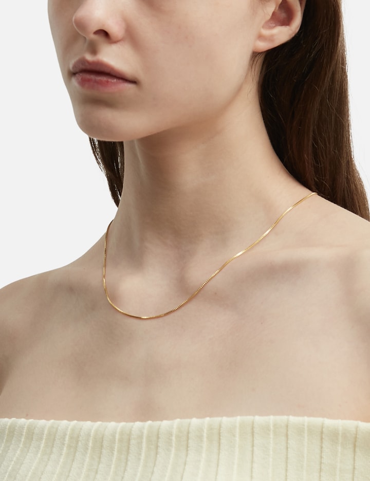 Crystal Haze Box Chain Gold Plated 50cm