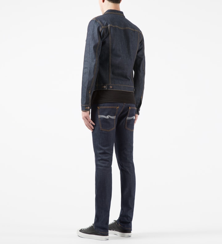 Dry Ecru Embo Thin Finn Jeans Placeholder Image