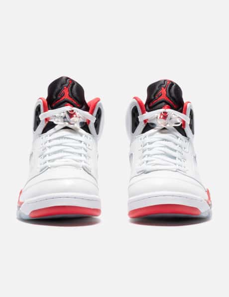 Air Jordan 5 Fire Red "Black Tongue" view 7