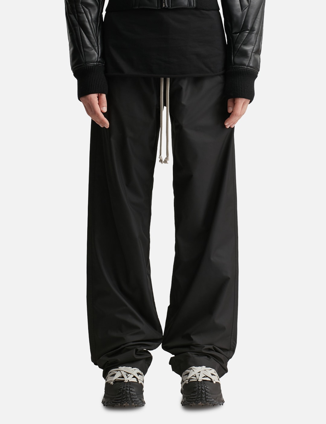 Moncler + Rick Owens Straight Leg Taffeta Trousers view 18