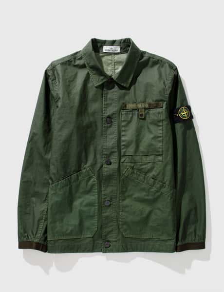 Stone Island Aggressive Gommato� 셔츠 재킷