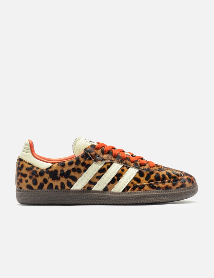 adidas Originals Samba OG - Leopard-print pony hair sneaker with classic 3 stripes | HBX adidas Originals Samba OG - Leopard-print pony hair sneaker with classic 3 stripes | HBX