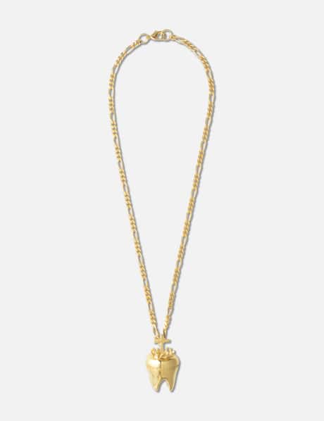 IN GOLD WE TRUST PARIS SACRED TOOTH NECKLACE