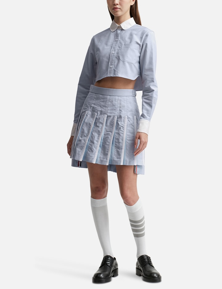 Organza Oxford Classic Pleated Mini Skirt Placeholder Image