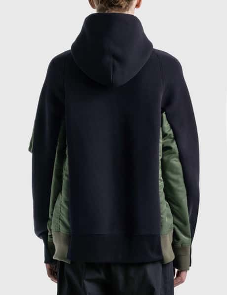 Sacai - Sponge Sweat MA-1 Hoodie | HBX - Globally Curated Fashion 