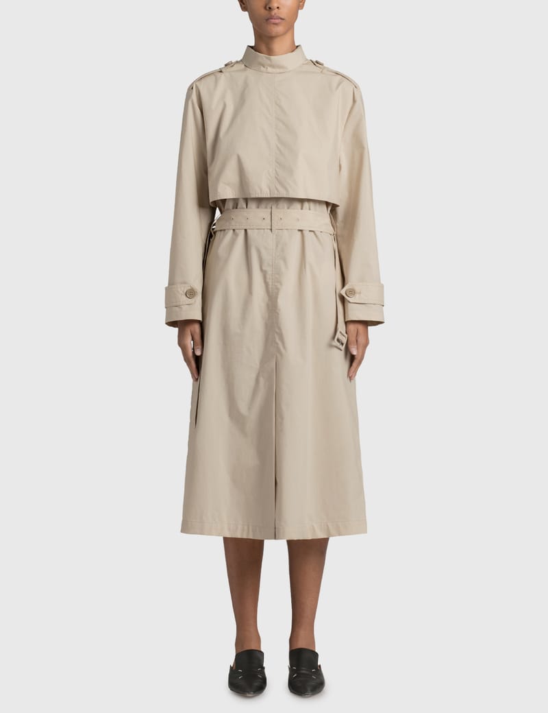 Trench Coat MM6 MAISON MARGIELA Woman color Beige