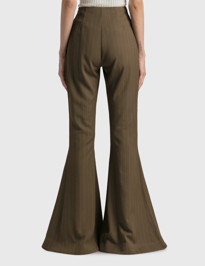 Flared Striped Trousers Placeholder Image