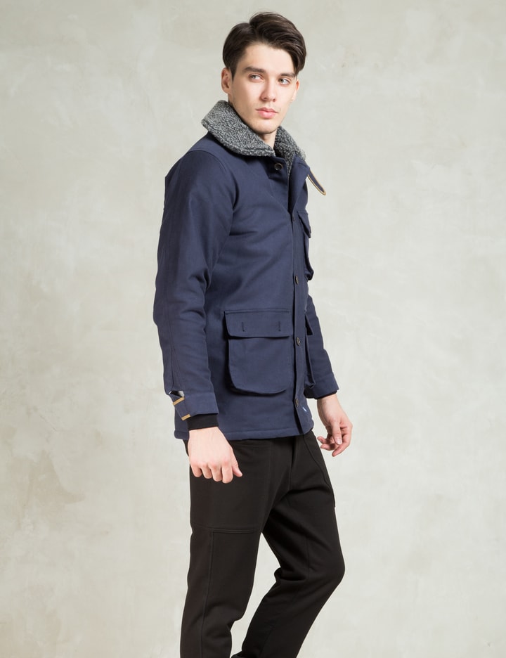 Blue Fur Collar Safari Jacket Placeholder Image