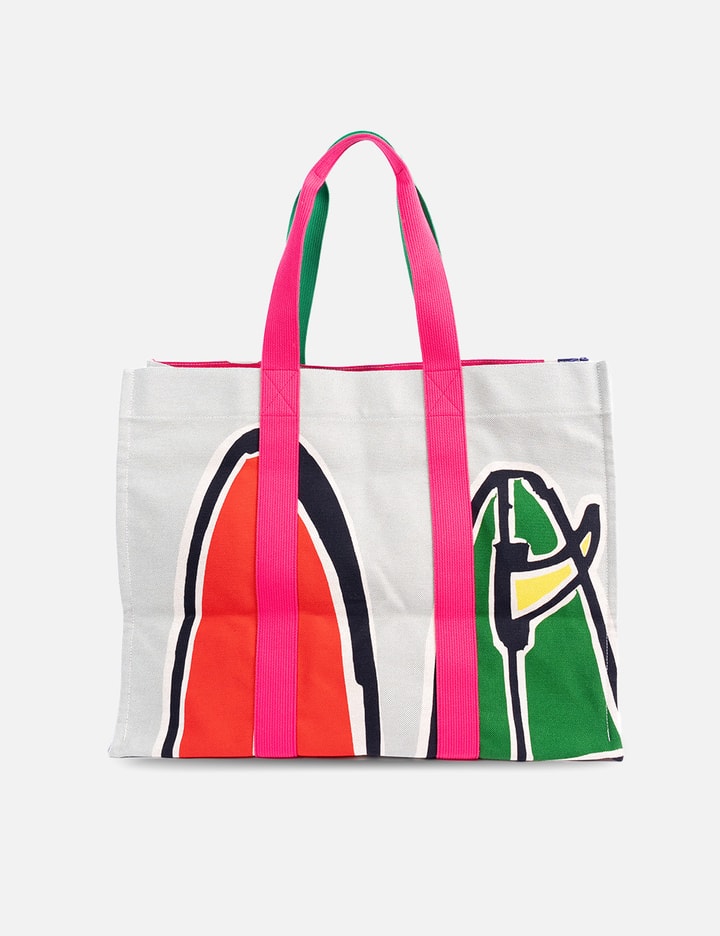 Hermes 3 Surfs Beach Tote Bag Placeholder Image