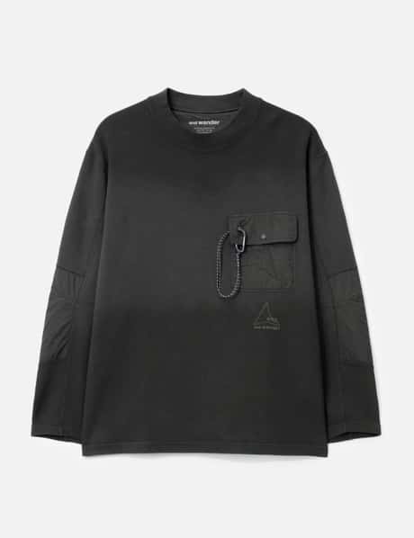 ROA ROA x and wander Garment-dyed Long Sleeve