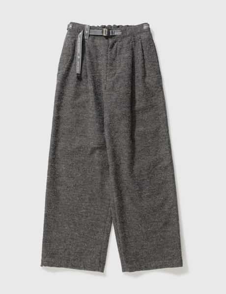 and Wander Wool Twill Wide Pants