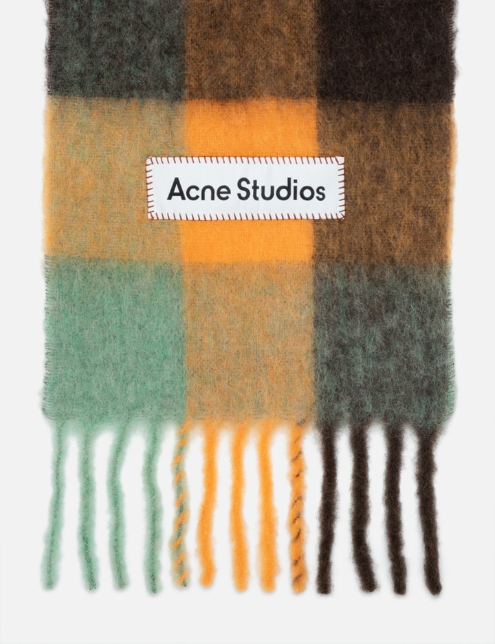 MOHAIR CHECKED SCARF Placeholder Image