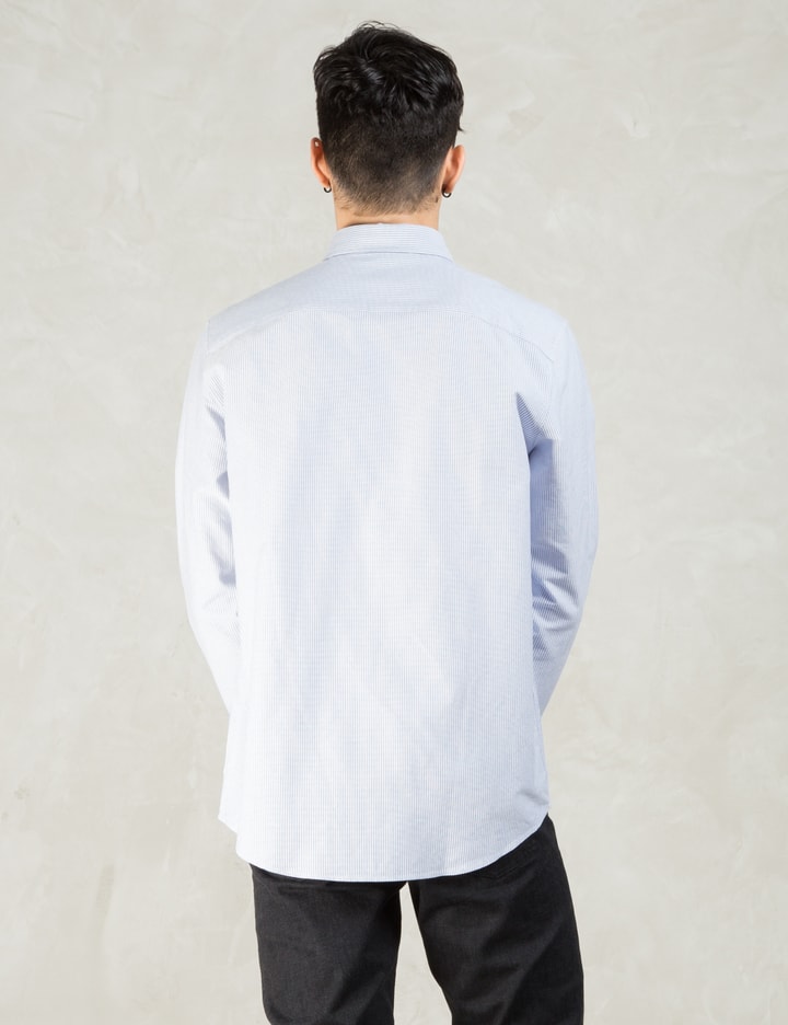 Blue Striped Button-down Shirt Placeholder Image