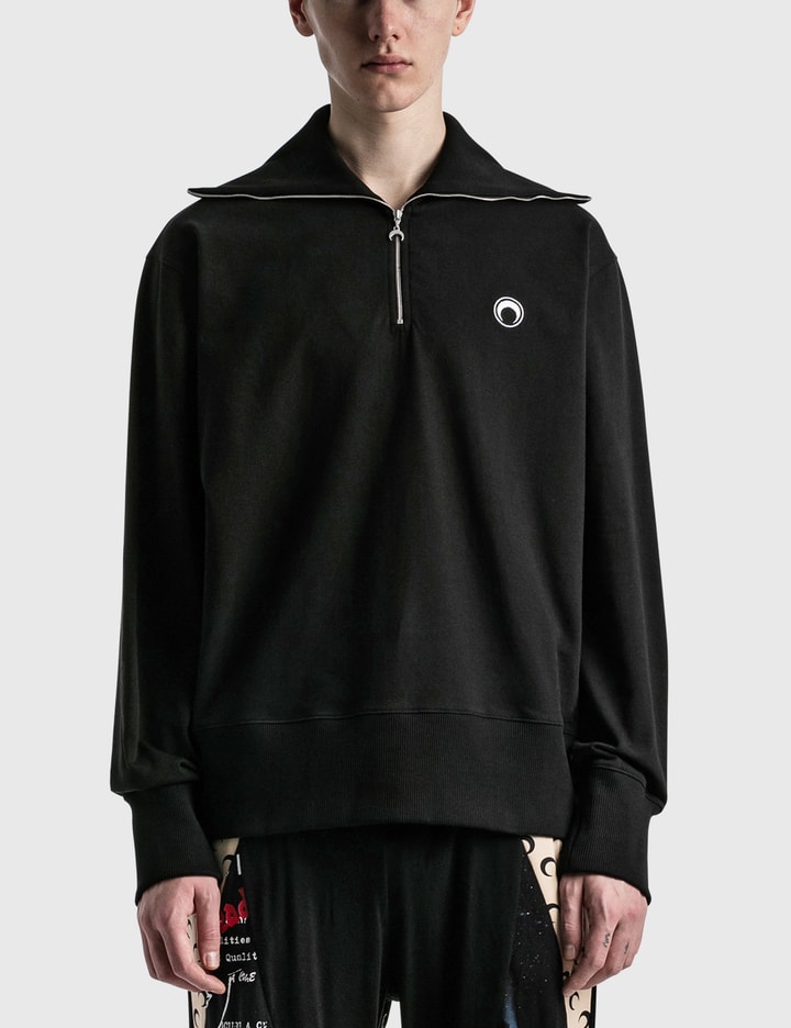 Ecofuturist Printed Half-zip Sweatshirt Placeholder Image