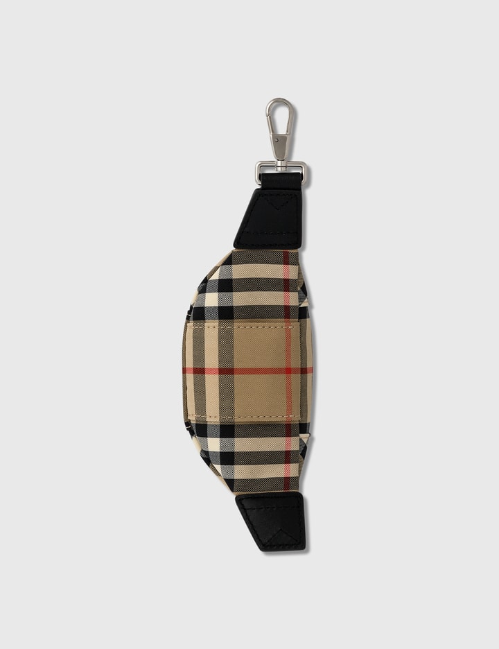 Vintage Check and Leather Bum Bag Charm Placeholder Image