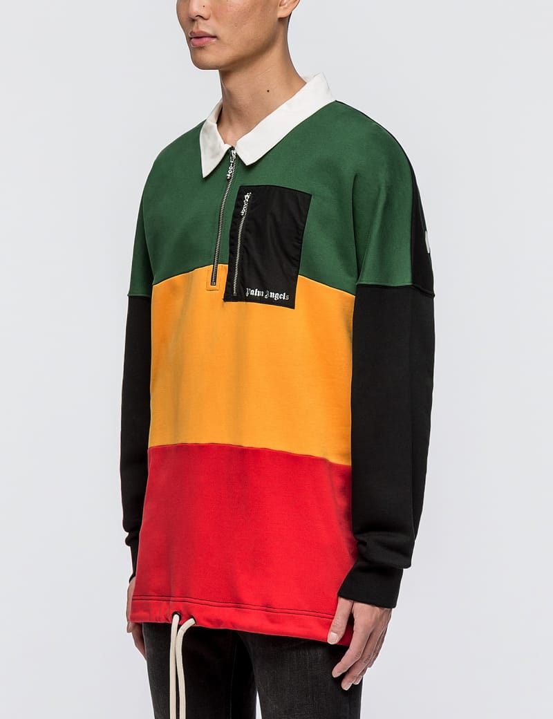 Palm Angels - Rastafari Polo Sweatshirt 