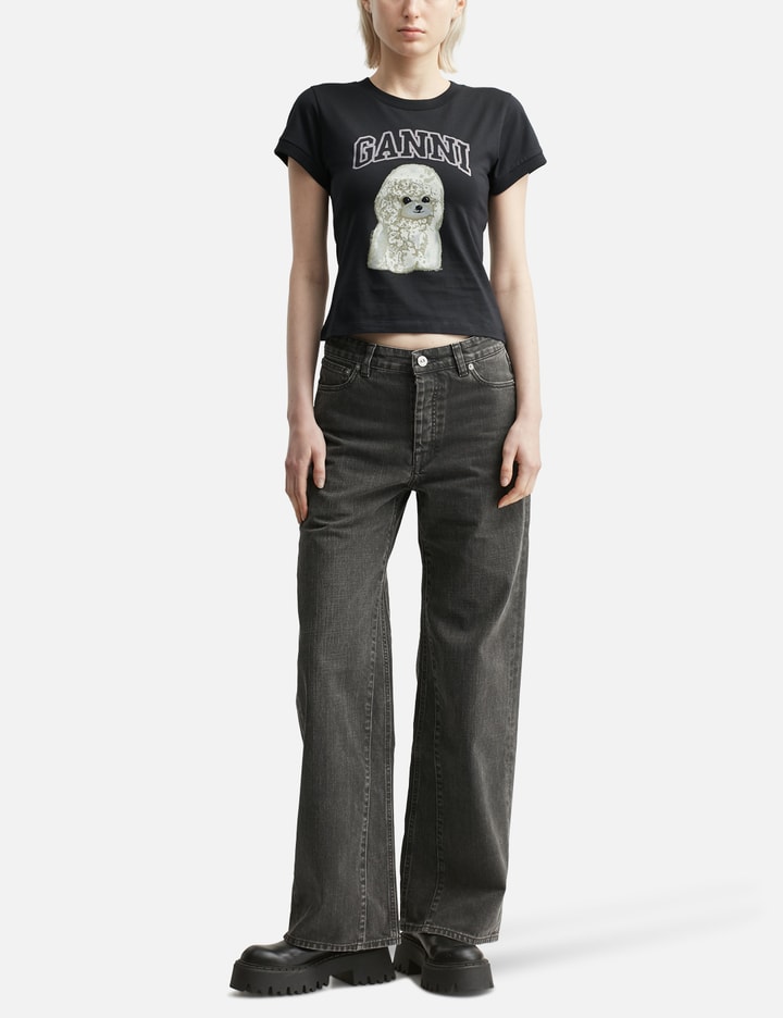 Poodle Print T-shirt Placeholder Image