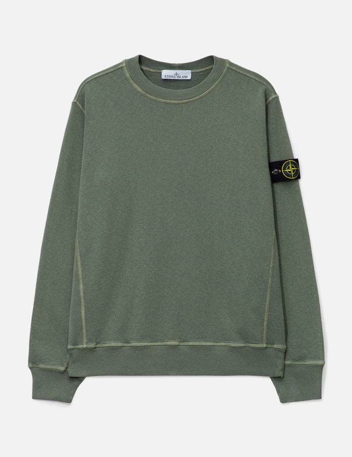 Stone Island Malfilé Cotton Fleece Sweatshirt
