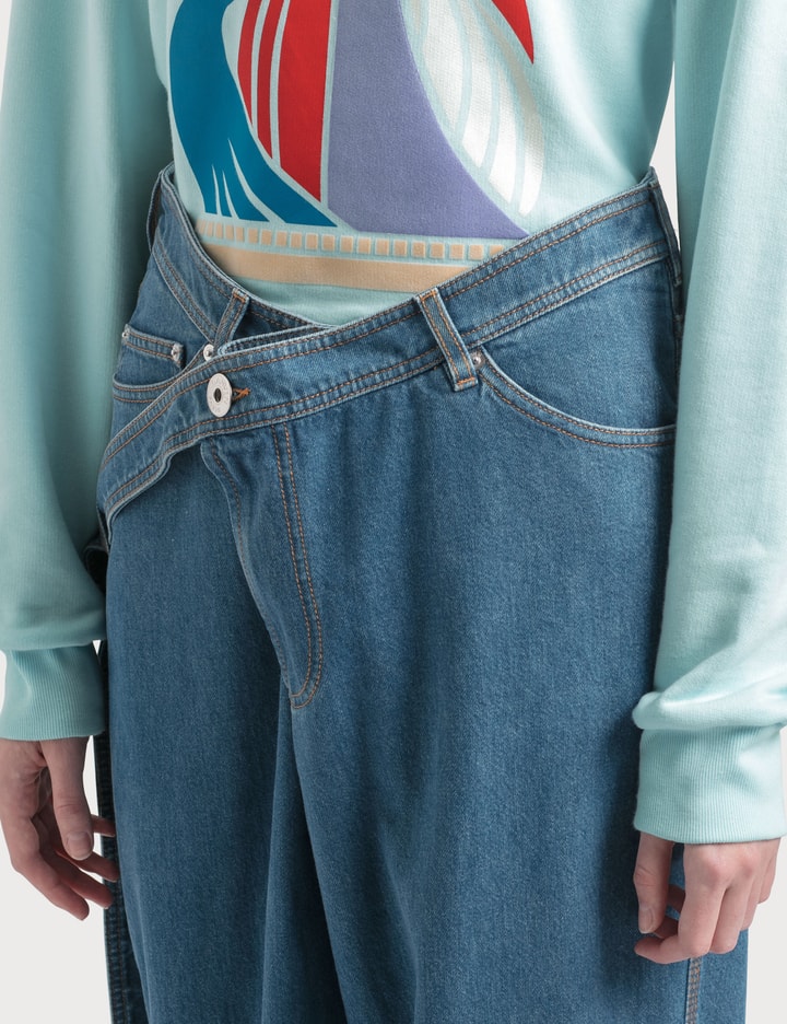 Large Bealted Denim Pants Placeholder Image
