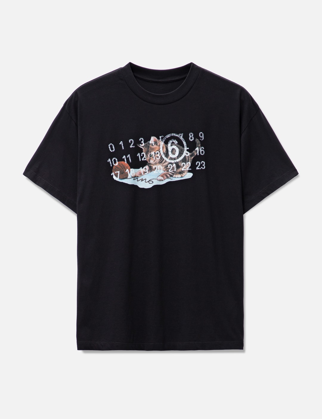 エムエムシックス メゾン マルジェラ - Cat & Wool Print T-Shirt | HBX