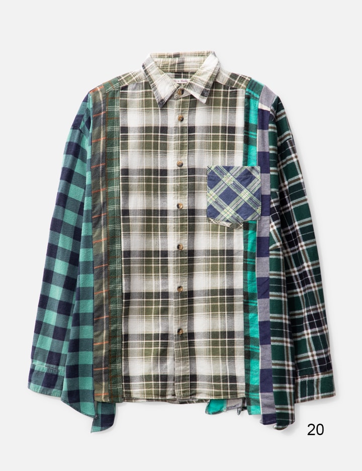 7 Cuts Wide Flannel Shirt Placeholder Image