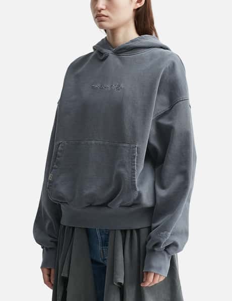 Pigment Dyed Blue Icon Hoodie view 7