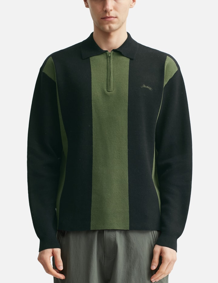 Gibson Knitted Long Sleeve Sweater Polo Placeholder Image