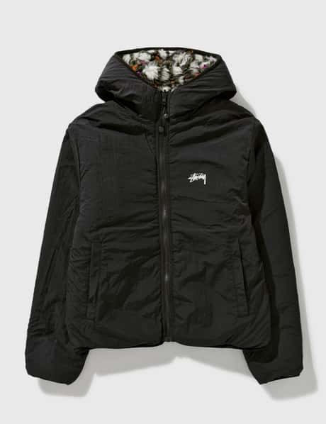 Veste Réversible Stüssy - Doudoune Réversible Fausse Fourrure - Taille L - Neuf Avec étiquettes