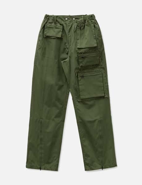 Andersson Bell RAW EDGE MULTI-POCKET PANTS
